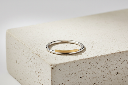 faca um Anel Minimal Line
