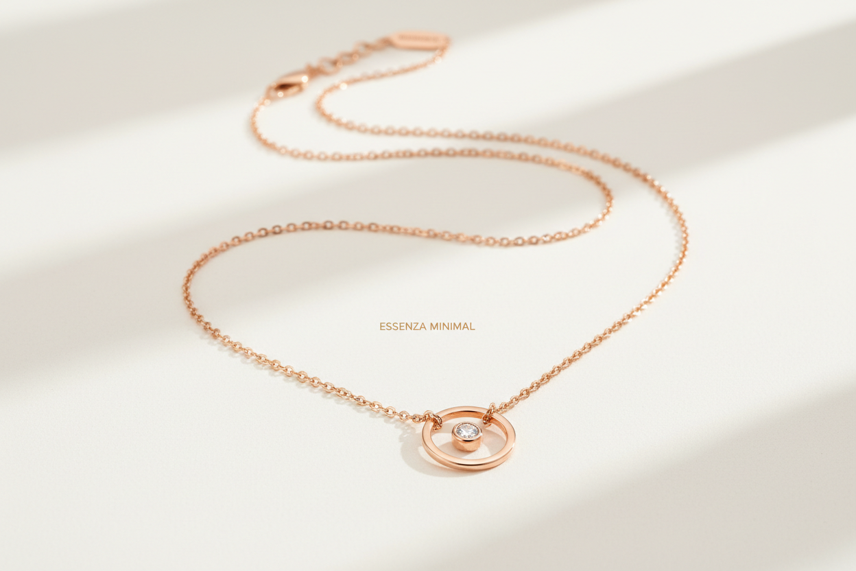 faca um Colar Essenza Minimal
realista 100%