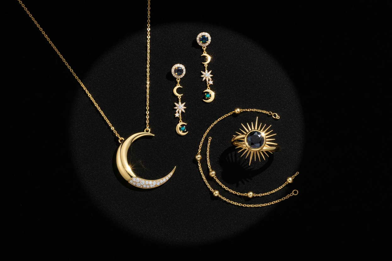 faca um conjunto de joias  Eclipse Gold