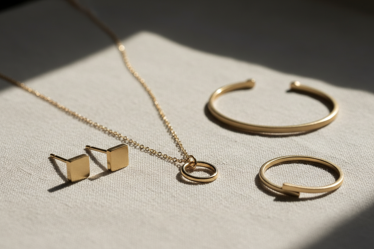 faca um conjunto de joias Essenza Minimal